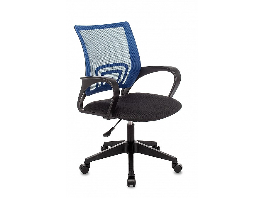Кресло офисное TopChairs ST-Basic сетка/ткань синий