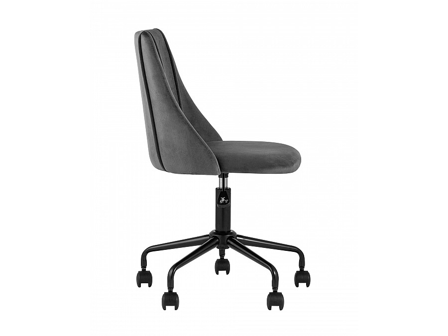 Кресло компьютерное Сиана велюр серый