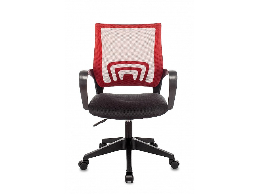 Кресло офисное TopChairs ST-Basic сетка/ткань красный