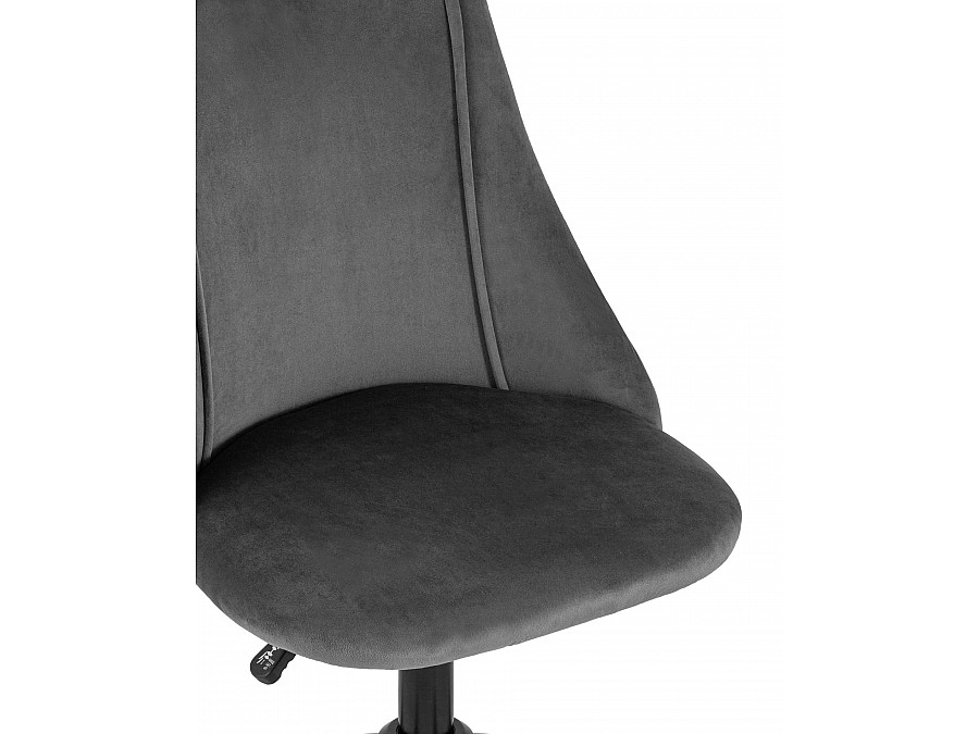 Кресло компьютерное Сиана велюр серый