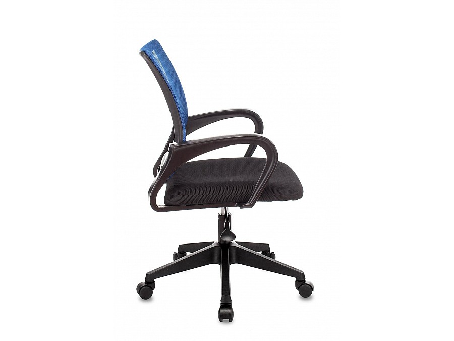 Кресло офисное TopChairs ST-Basic сетка/ткань синий