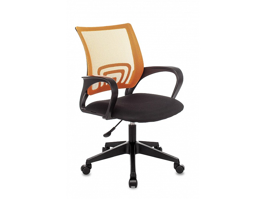 Кресло офисное TopChairs ST-Basic сетка/ткань оранжевый