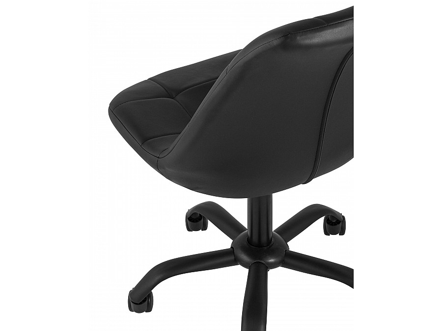 Стул офисный Гирос экокожа черный