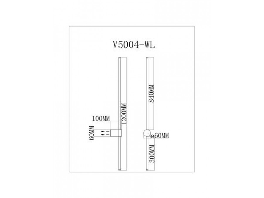 Настенный светодиодный светильник Moderli V5004-WL Ricco