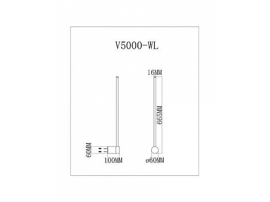 Настенный светодиодный светильник Moderli V5000-WL Ricco