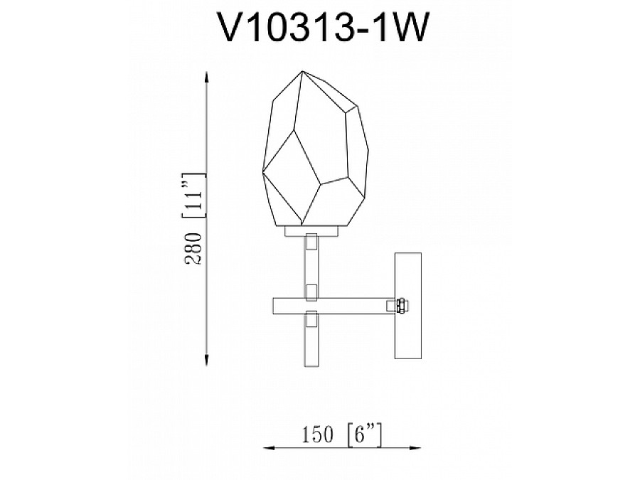 Бра Moderli V10313-1W Catris