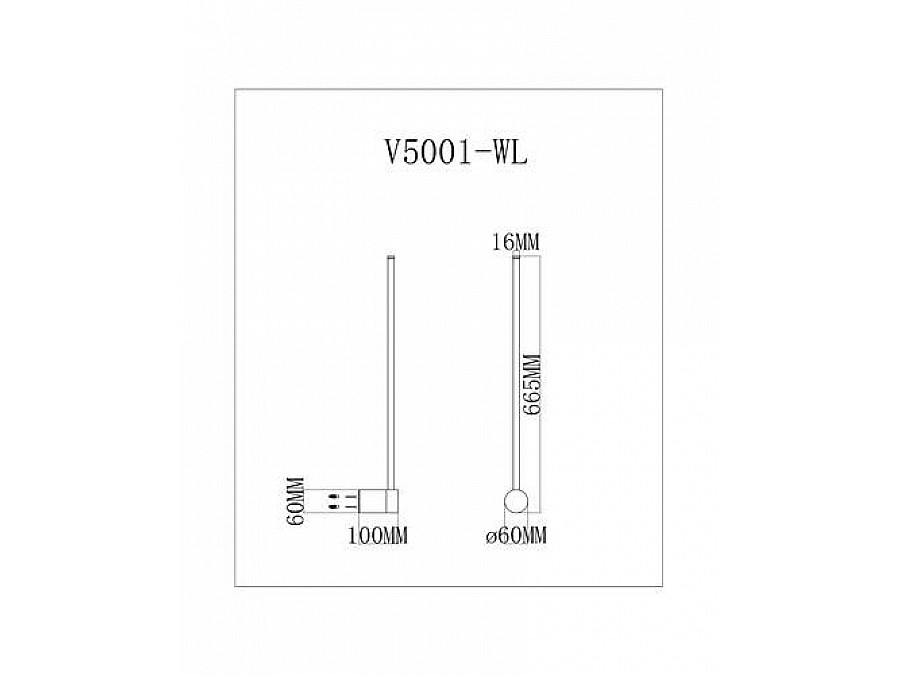 Настенный светодиодный светильник Moderli V5001-WL Ricco