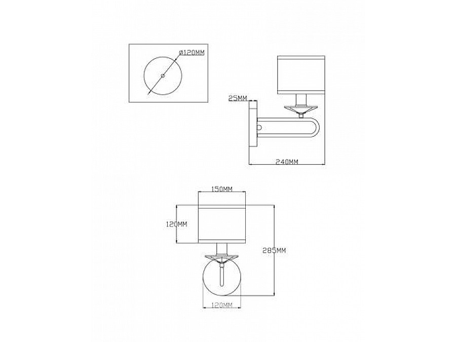 Бра Moderli V2630-1W Celestia 1*E14*60W