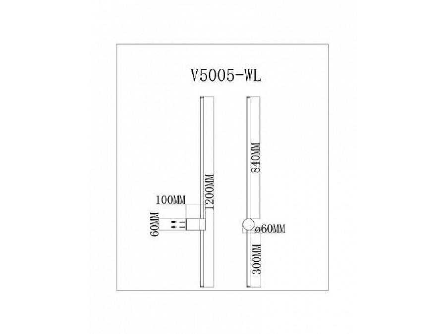 Настенный светодиодный светильник Moderli V5005-WL Ricco