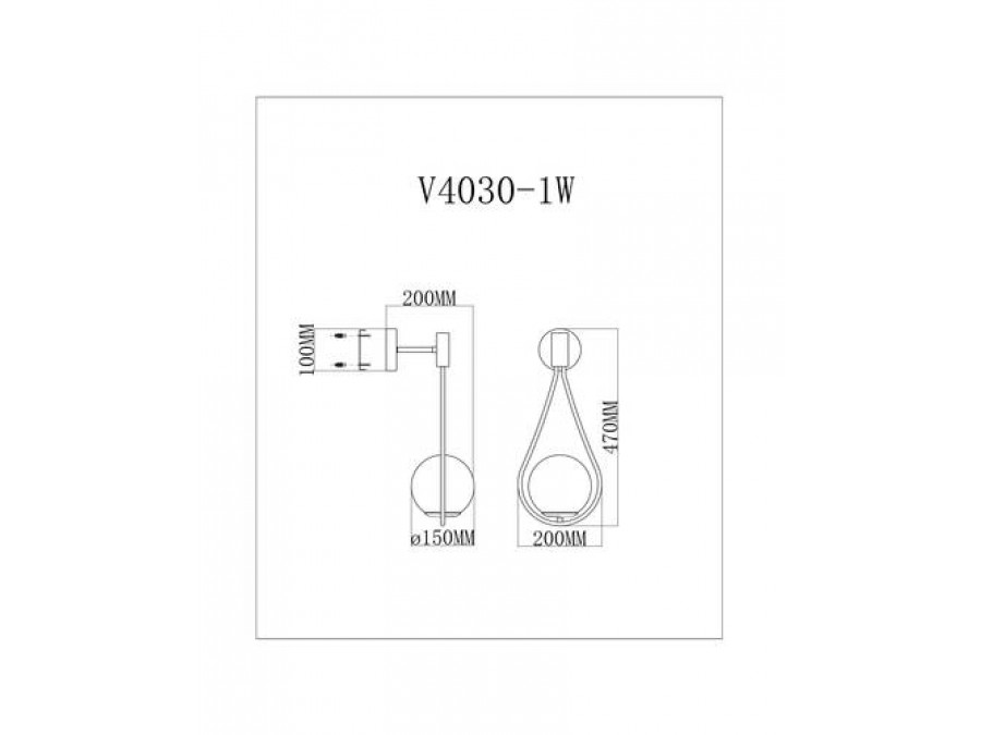 Настенный светильник Moderli V4030-1W Bestia