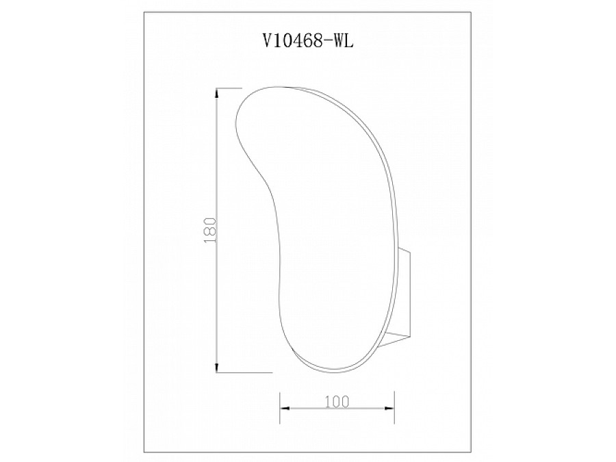 Бра светодиодный Moderli V10468-WL Parma
