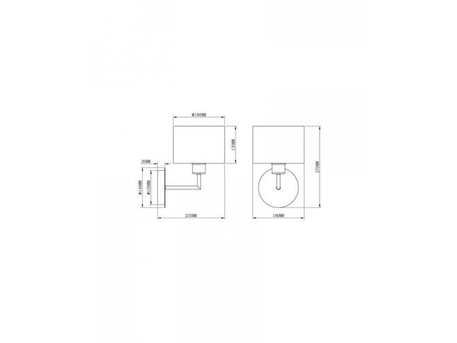 Бра Moderli V2730-1W Room 1*E27*60W