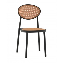 Стул Junie пластиковый чёрный