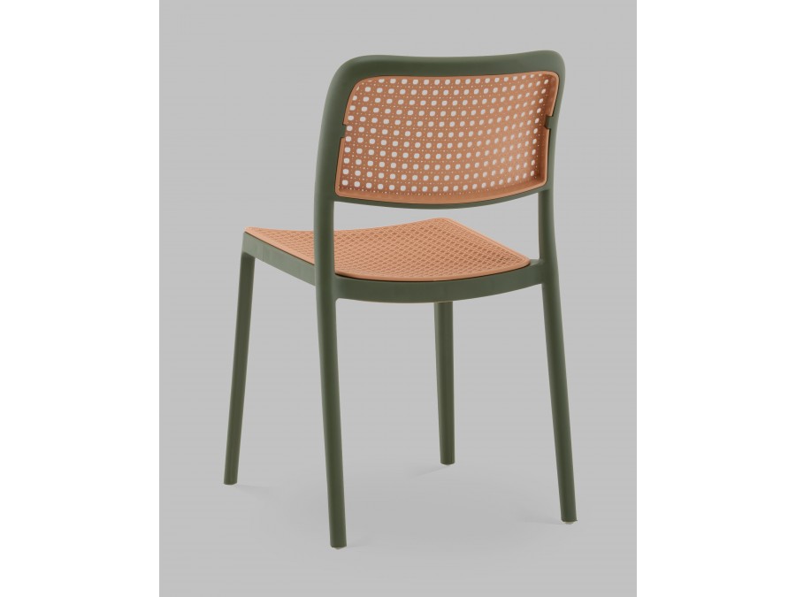 Стул Yona пластиковый зелёный