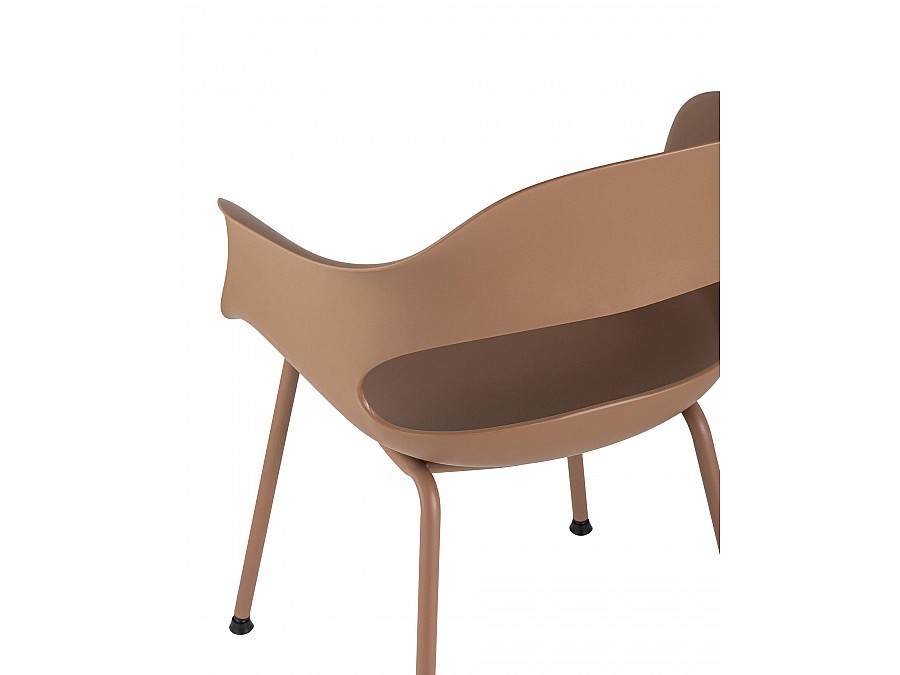 Стул Lady пластик коричневый