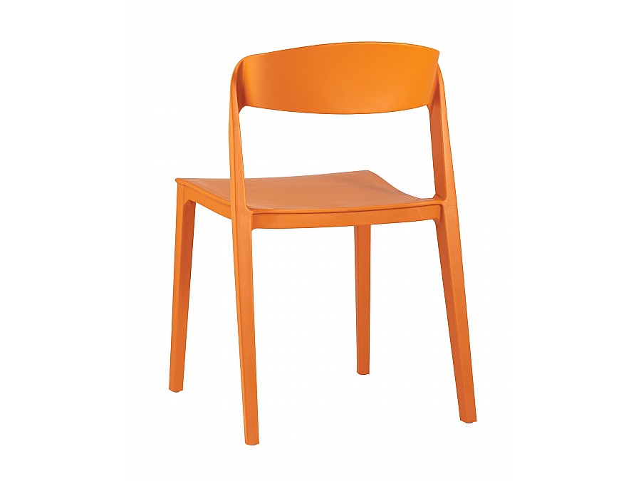Стул Moris пластик оранжевый