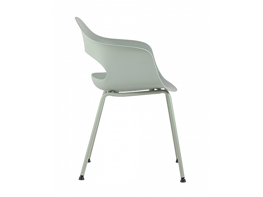 Стул Lady пластик серо-зеленый