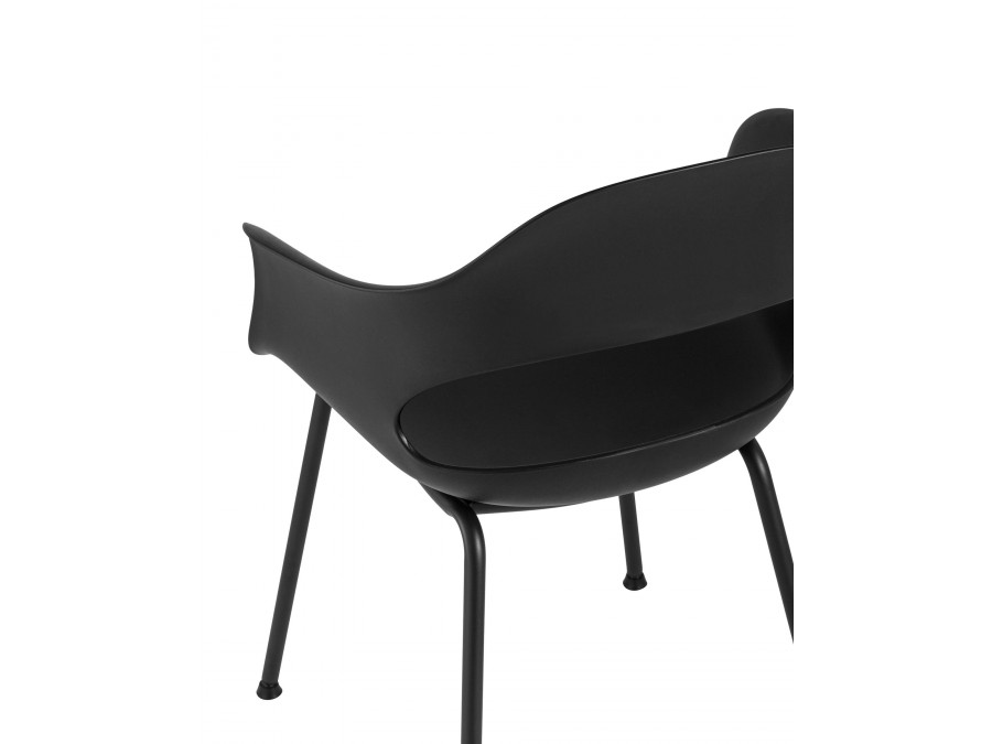 Стул Lady пластик черный