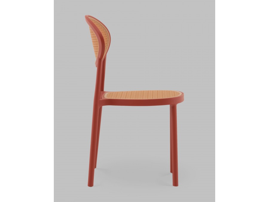 Стул Junie пластиковый красный