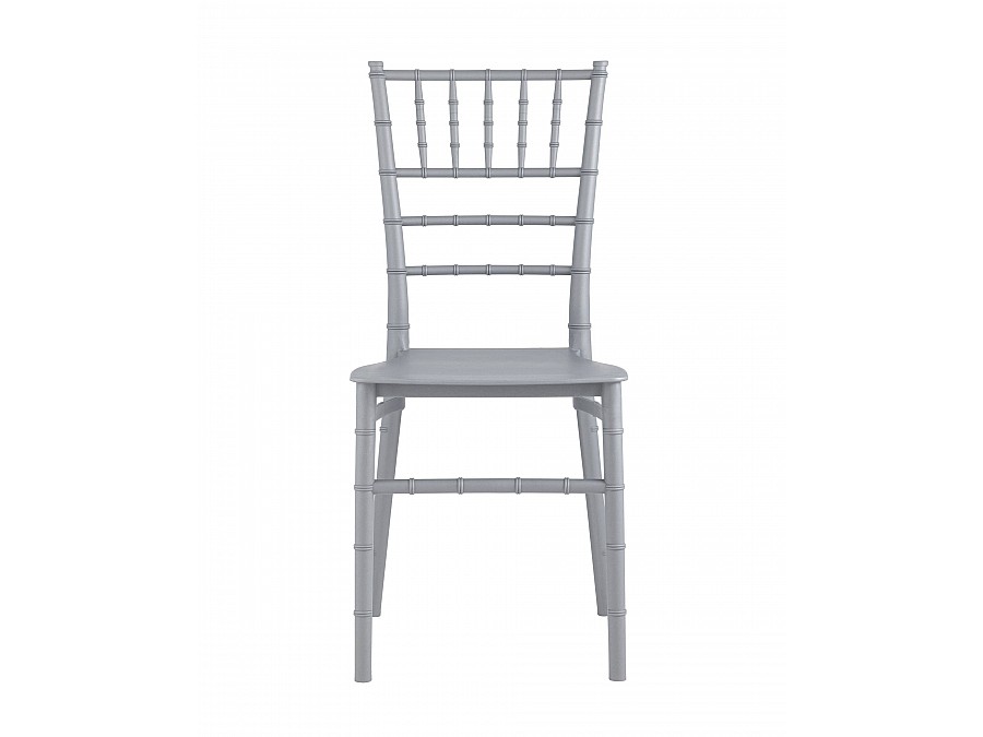 Стул Chiavari (Кьявари) пластик серебряный