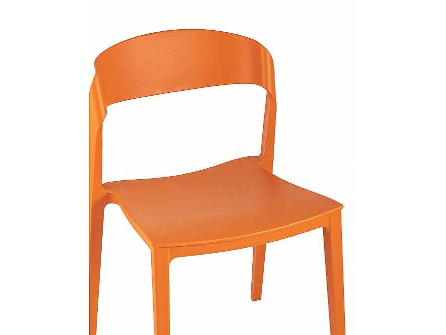 Стул Moris пластик оранжевый