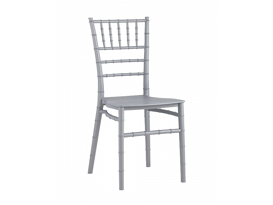 Стул Chiavari (Кьявари) пластик серебряный