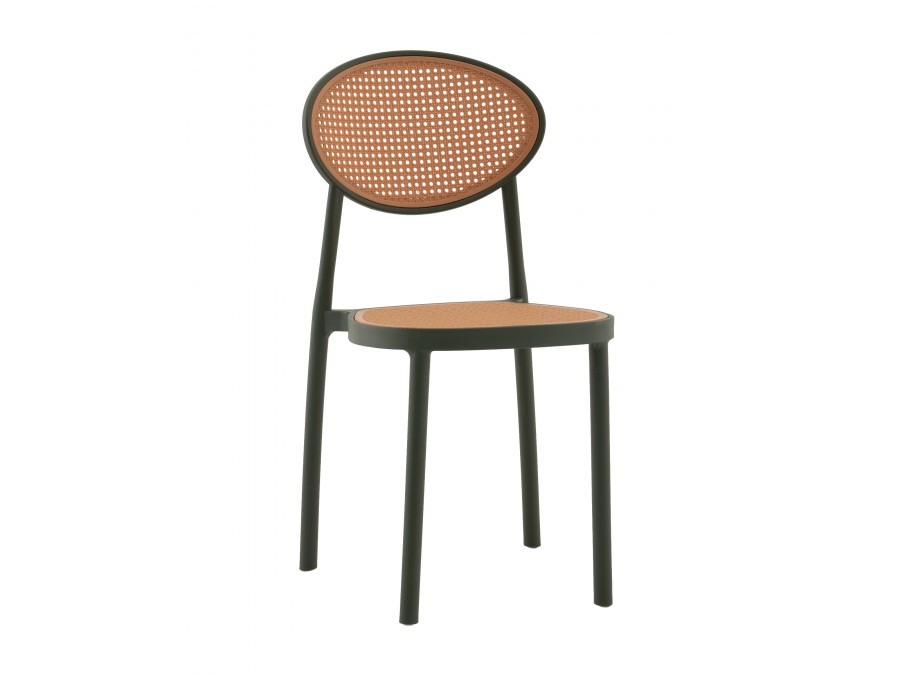 Стул Junie пластиковый зелёный