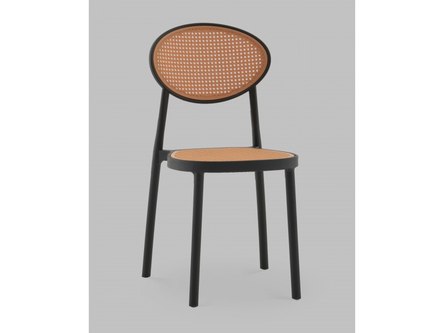 Стул Junie пластиковый чёрный