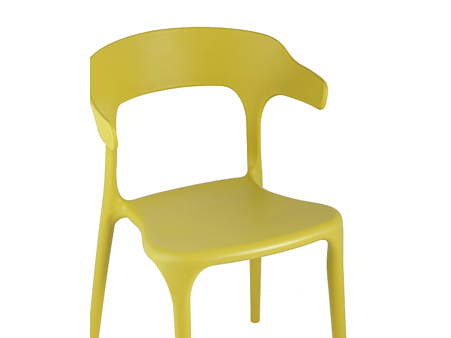 Стул Neo пластик горчичный