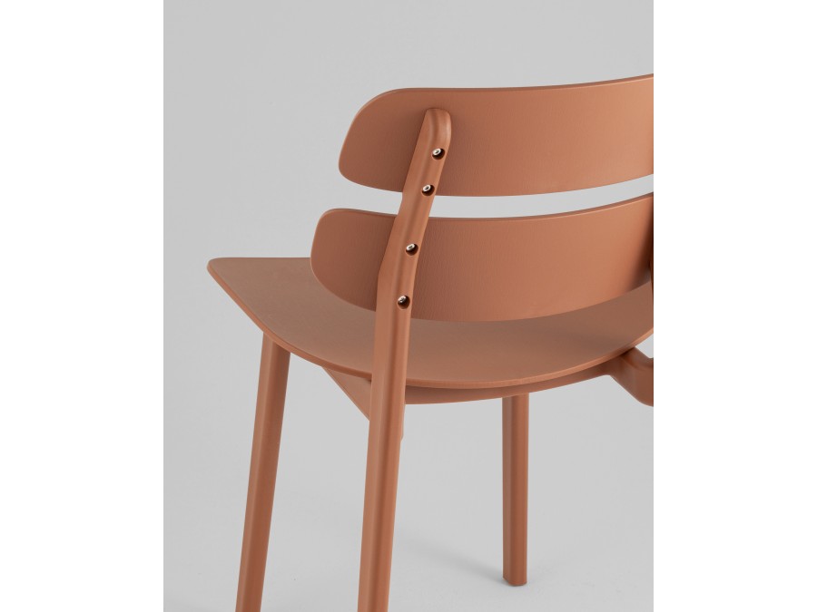 Стул Tony пластик коричневый NP