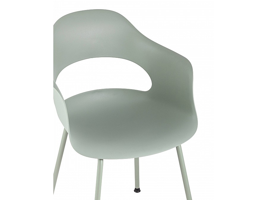 Стул Lady пластик серо-зеленый