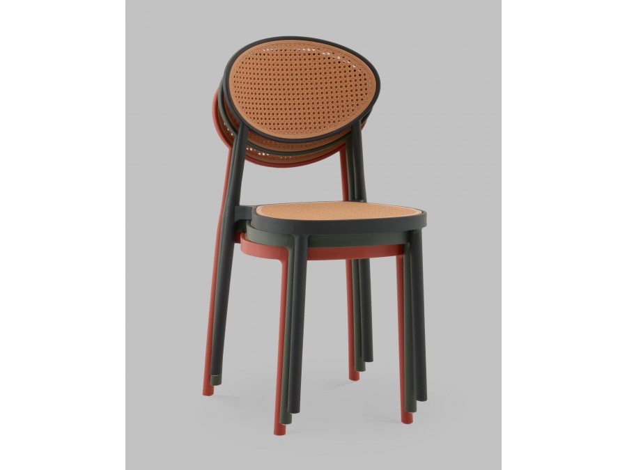 Стул Junie пластиковый чёрный