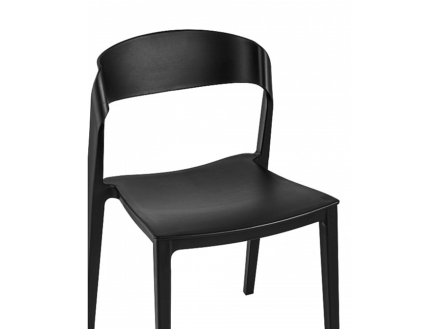 Стул Moris пластик черный