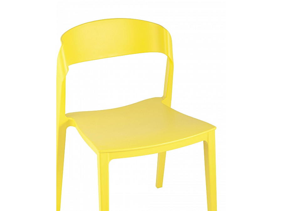 Стул Moris пластик желтый