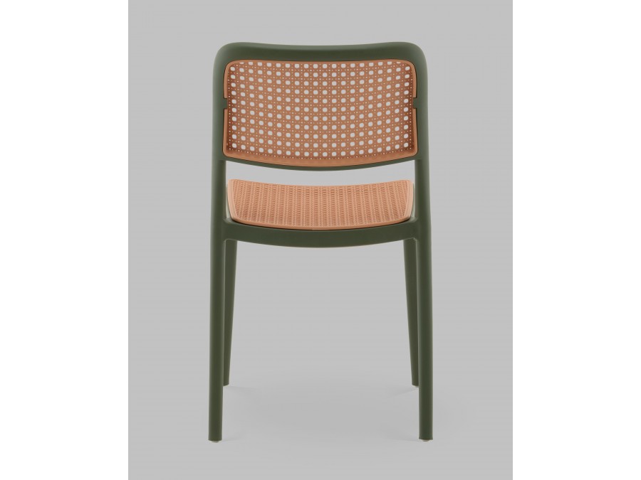 Стул Yona пластиковый зелёный