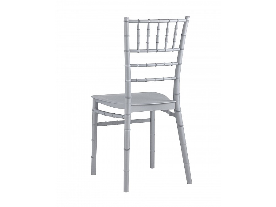 Стул Chiavari (Кьявари) пластик серебряный