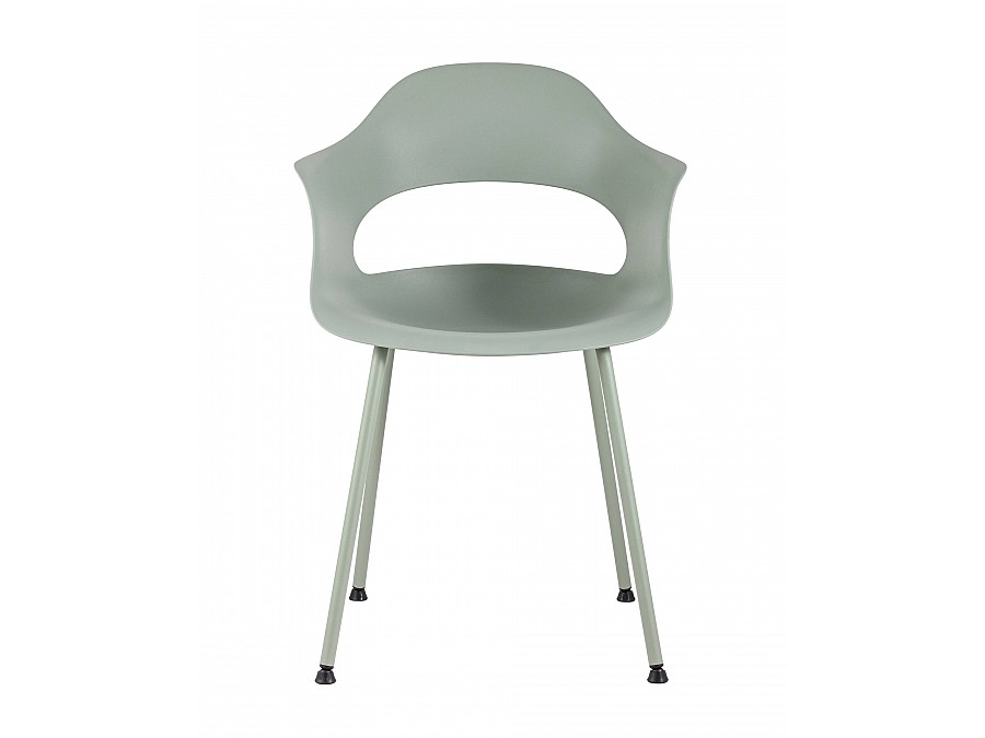 Стул Lady пластик серо-зеленый