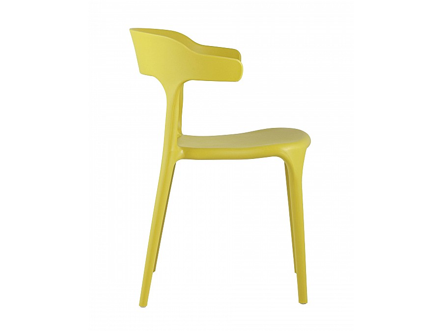 Стул Neo пластик горчичный