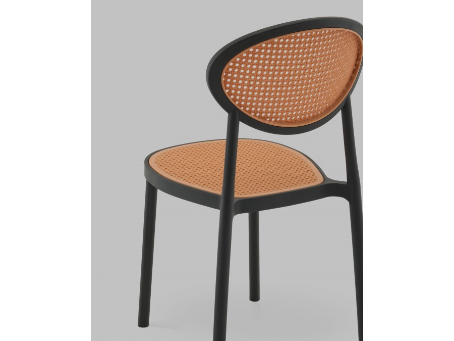 Стул Junie пластиковый чёрный