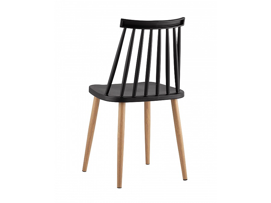 Стул Морган пластиковый черный