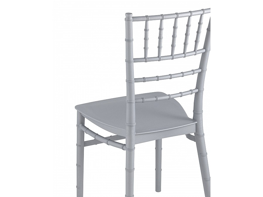 Стул Chiavari (Кьявари) пластик серебряный