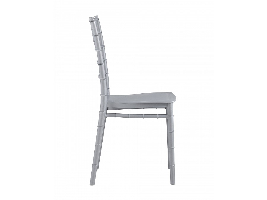 Стул Chiavari (Кьявари) пластик серебряный
