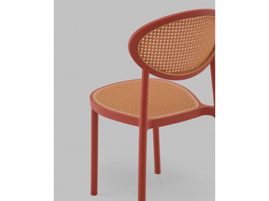 Стул Junie пластиковый красный