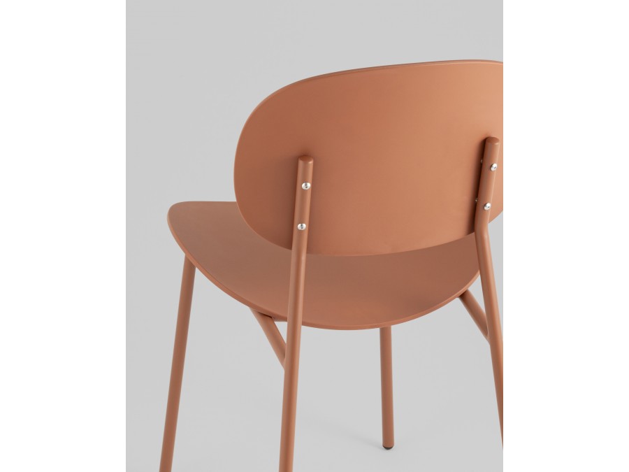 Стул Edie пластик коричневый NP