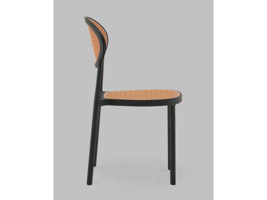 Стул Junie пластиковый чёрный