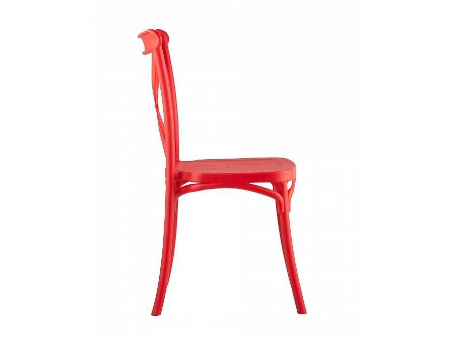 Стул Кроссбэк пластиковый красный
