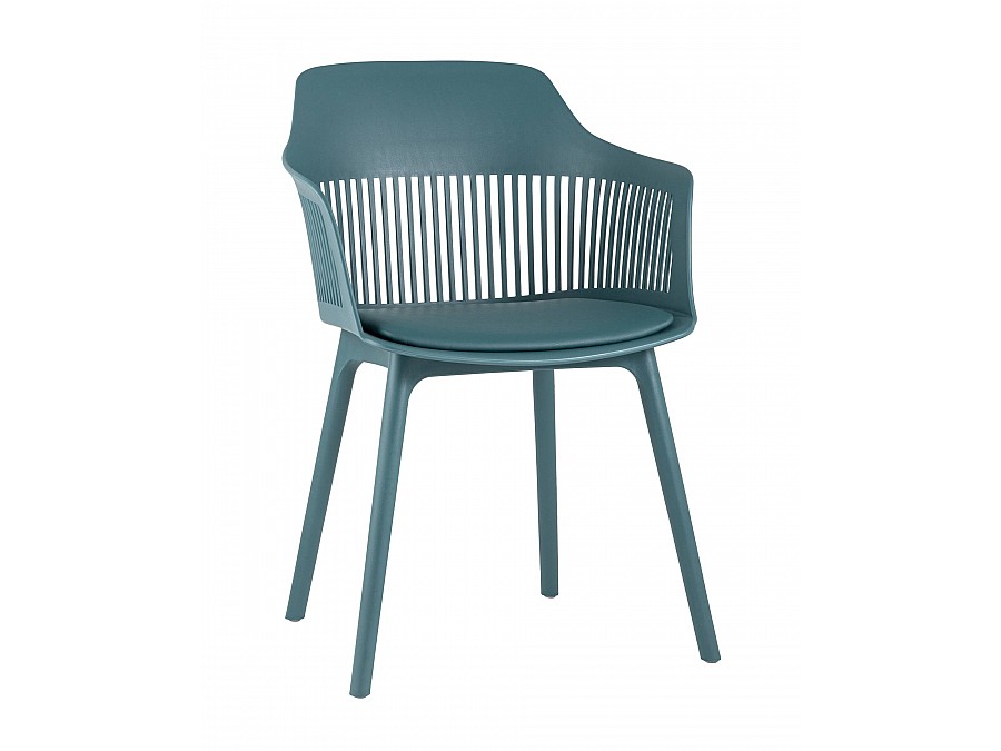 Стул Crocus с подушкой темно-бирюзовый