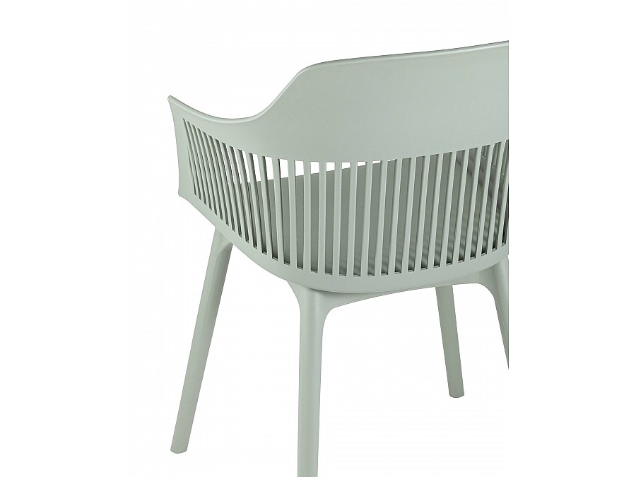 Стул Crocus с подушкой серо-зеленый