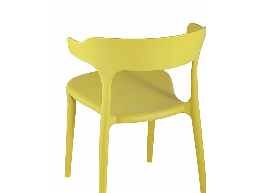 Стул Neo пластик горчичный
