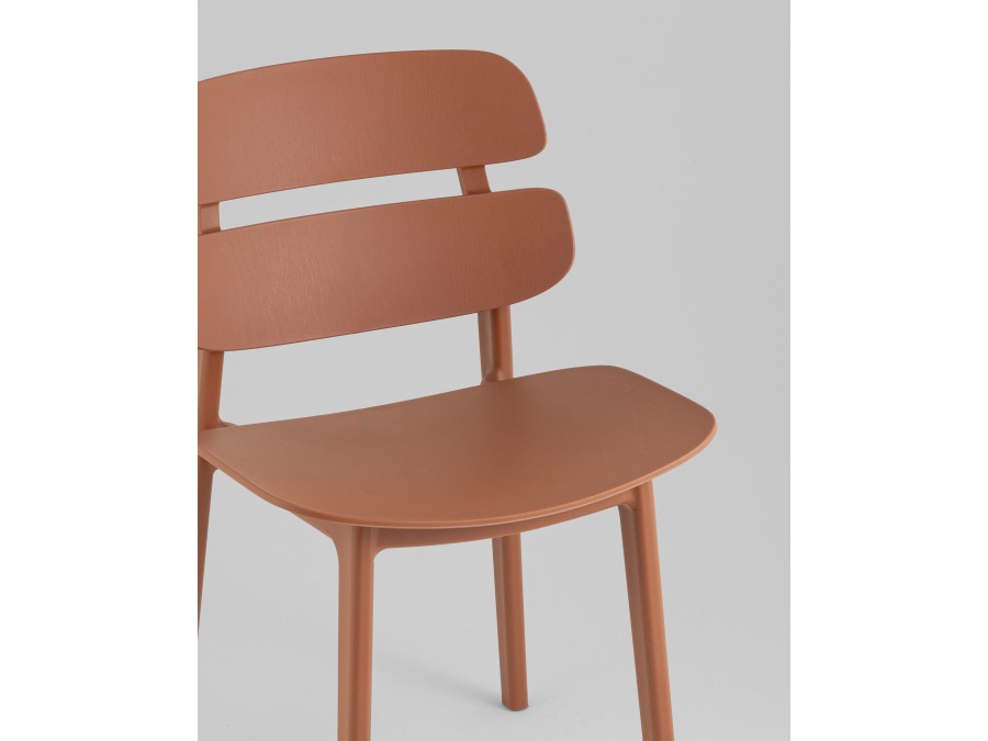 Стул Tony пластик коричневый NP